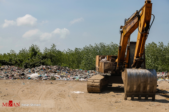 جنگل کیاشهر در محاصره زباله‌ها