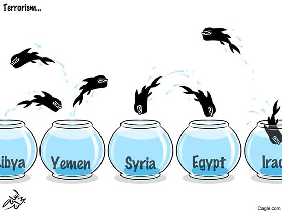 کاریکاتور: داعش در لباس ماهی!