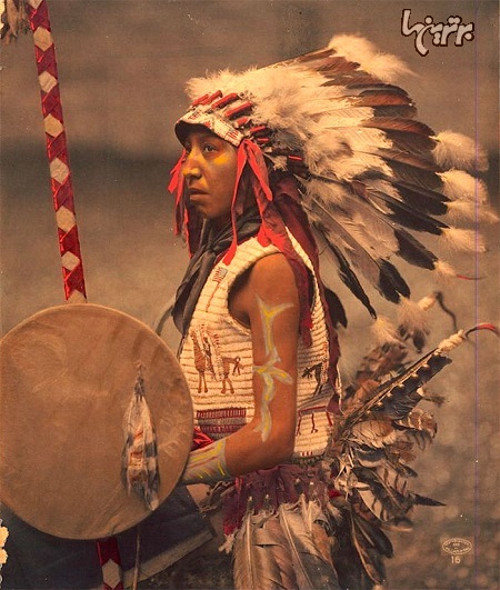 عکس های رنگی کمیاب از بومیان آمریکا