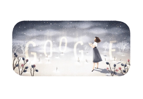 تغییر لوگوی گوگل به مناسبت تولد سیلویا پلات