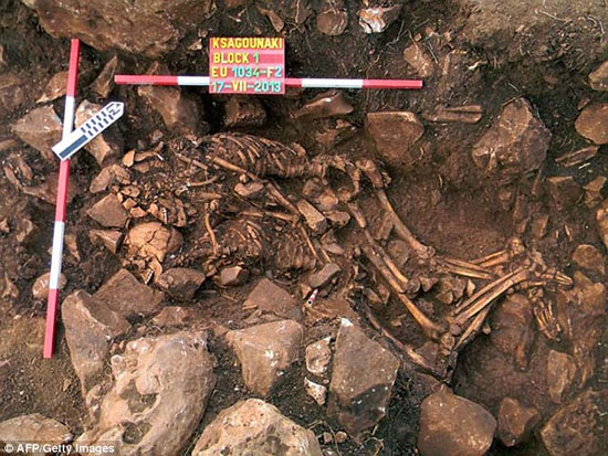 کشف اسکلت 6 هزار ساله در یونان +عکس
