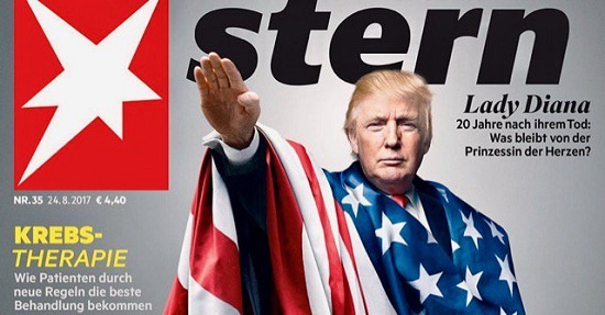 ماجرای تصویر ترامپ در جلد مجله آلمانی چیست؟