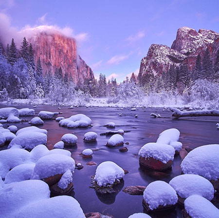 تصاویری شگفت‌انگیز از جادوی زمستان