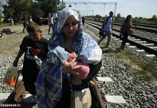 عکس: بدرفتاری با پناهجویان در مرز کرواسی