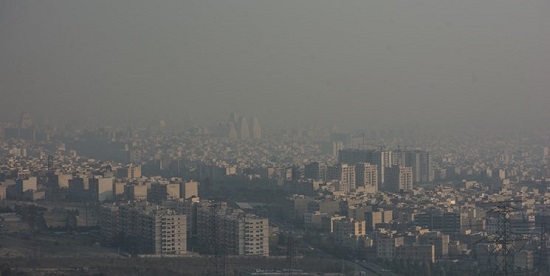 تهران در وضعیت قرمز آلودگی قرار گرفت