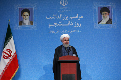 روحانی: کی گفتم مشکلات را ۱۰۰روزه حل می‌کنم؟