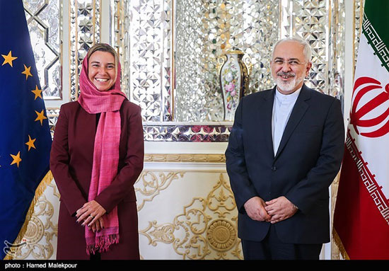 عکس: حجاب موگرینی و اشتون در ایران