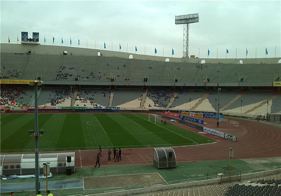 عکس: فضای ورزشگاه آزادی در آستانه دربی