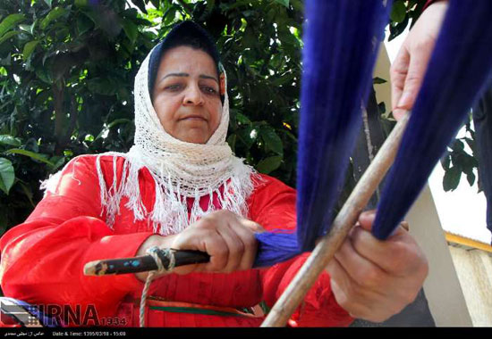 چادرشب بافی زنان قاسم آباد رودسر‎