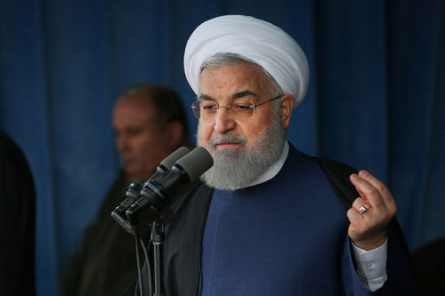 اخلال در سخنرانی روحانی در یزد