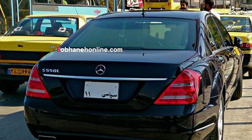 عکس: گرانترین خودروی پلاک سیاسی ایران