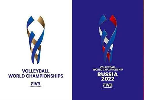 لوگوی رسمی مسابقات والیبال قهرمانی جهان ۲۰۲۲