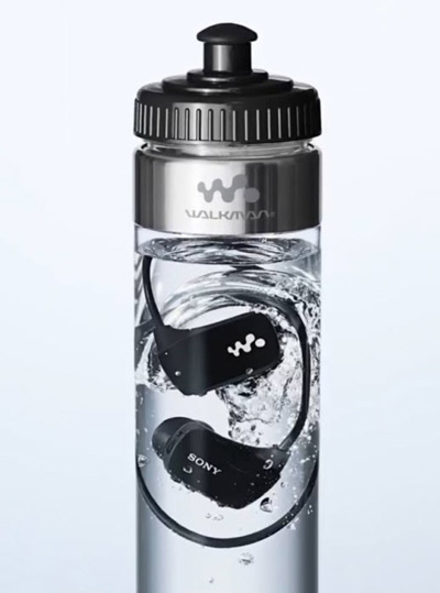جدیدترین MP3 Player سونی درون بطری آب!