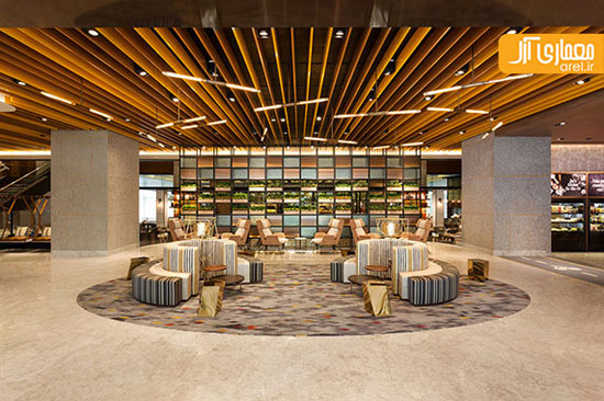 تصاویری از طراحی داخلی هتل Jen در سنگاپور