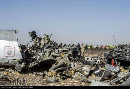 عکس: کشف لاشه هواپیمای روسیه در مصر