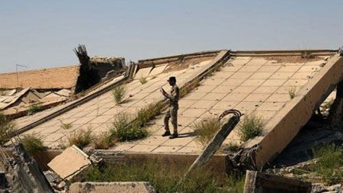 قبر صدام در تکریت ویران شد +عکس