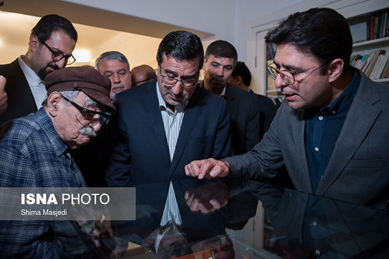مراسم افتتاح خانه موزه سیمین و جلال