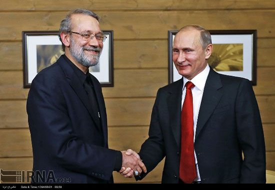 عکس: دیدار لاریجانی و پوتین در سوچی