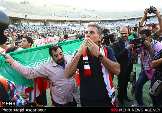 تصاویر: جشن صعود به جام جهانی در آزادی