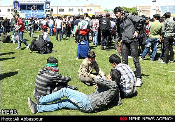 گزارش تصویری: سفر احمدی نژاد به تبریز