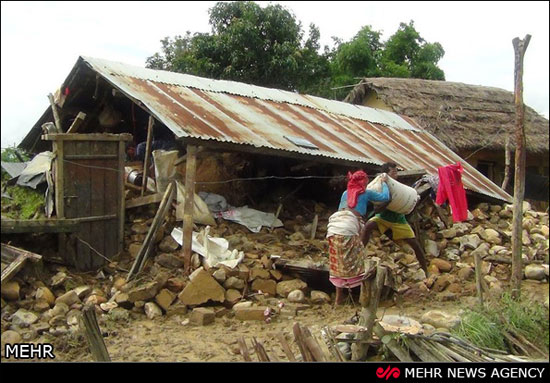 عکس: سیل نپال را غرق کرد