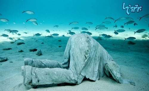 مجسمه های تامل برانگیز زیر آب +عکس