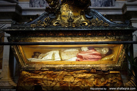 اجساد قدیسان مسیحی در کلیساهای رم