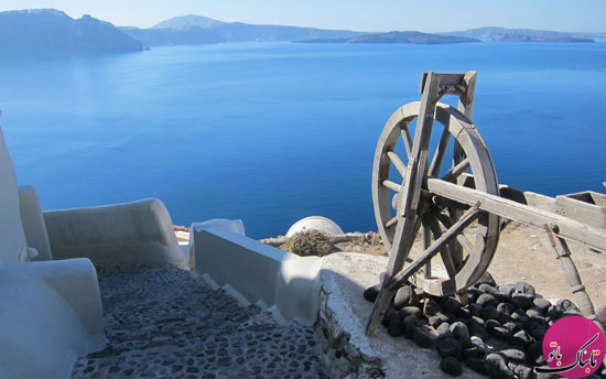 تصاویر شگفت انگیز از زیباترین جزیره یونان