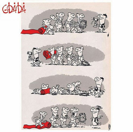 کاریکاتور: فرش قرمز برای عباس کیارستمی!