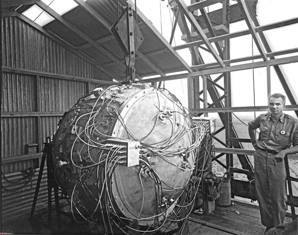 نخستین بمب اتمی جهان چه شکلی بود؟