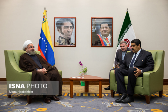 دیدار روحانی با رییس جمهور ونزوئلا