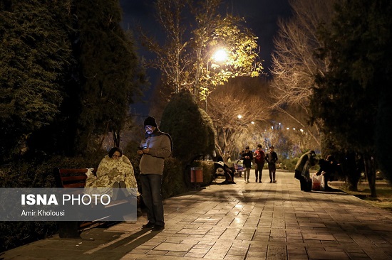 تهران و کرج پس از زلزله بامداد چهارشنبه