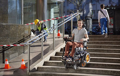 معلولین دیگر نگران پله ها نباشند +عکس
