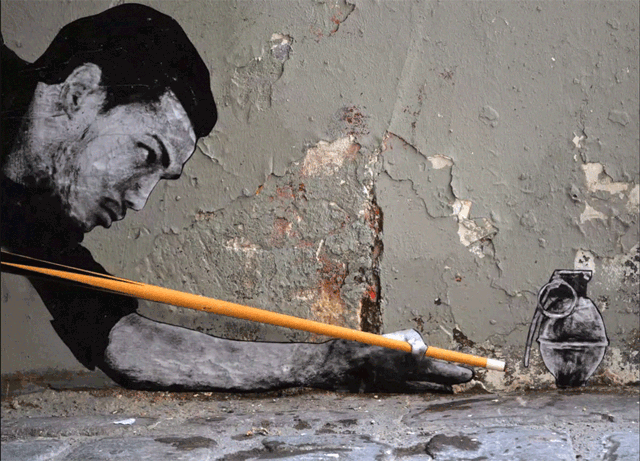 تبدیل گرافیتی های شهری به تصاویر متحرک