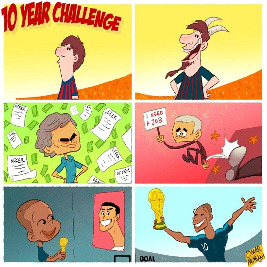 کاریکاتور: چالش ده سالگی این سه نفر!