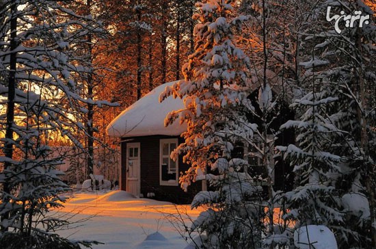 آرامش زمستان را در این کلبه‌ها تصور کنید