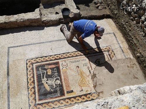 کشف موزائیک باستانی در ترکیه +عکس