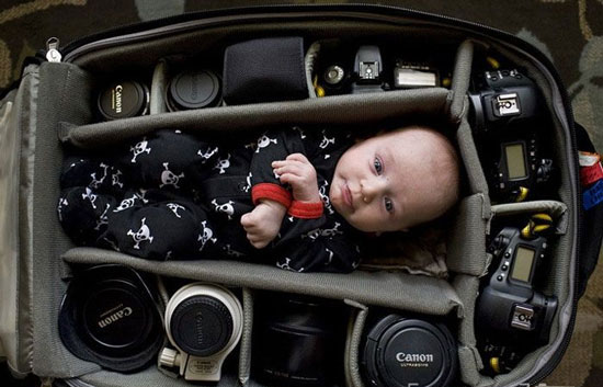 بچه داری به شیوه عکاسان +عکس