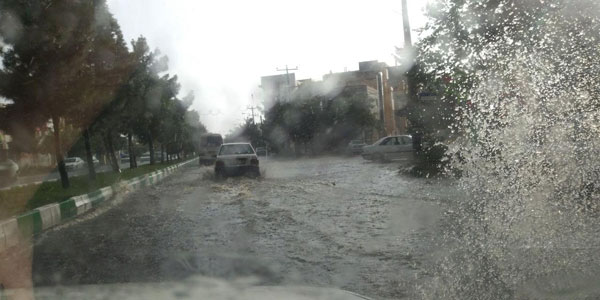 بارش باران سیل‌آسا؛ مشهد را آب برد