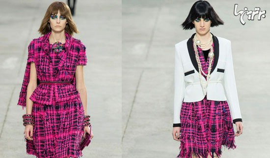 دفیله پوشاک زنانه Chanel بهار و تابستان 2014