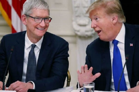 رئیس اپل امیدوار به اخذ معافیت مالیاتی ترامپ