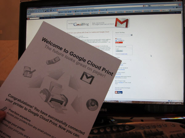 سرویس جدید گوگل: پرینت ایمیل‌هایتان را به ابرها بسپارید!