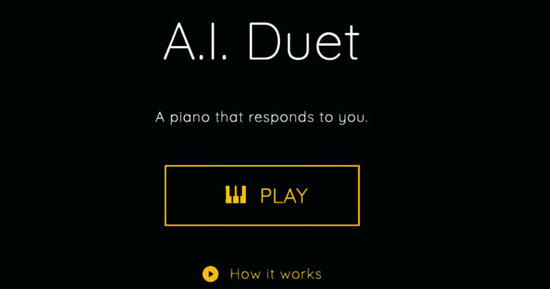 با A.I. Duet گوگل، پیانو بنوازید