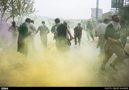 عکس: تمرین مقابله با اغتشاش در مانور سپاه