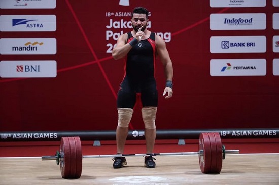 علی هاشمی دوباره قهرمان وزنه‌برداری جهان شد