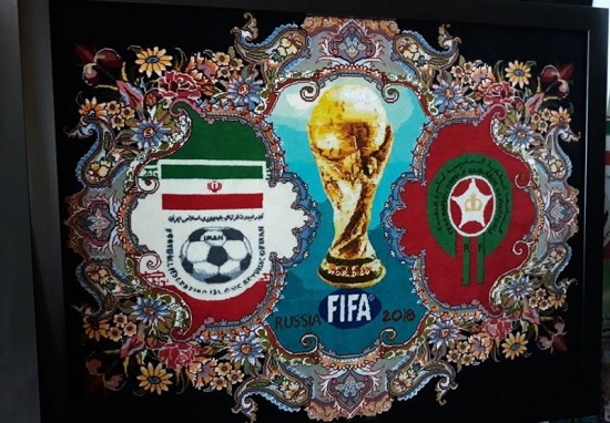 رونمایی از قالیچه‌های تیم ملی در جام جهانی