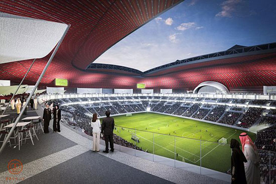عکس: استادیوم حیرت‌آور قطری‌ها