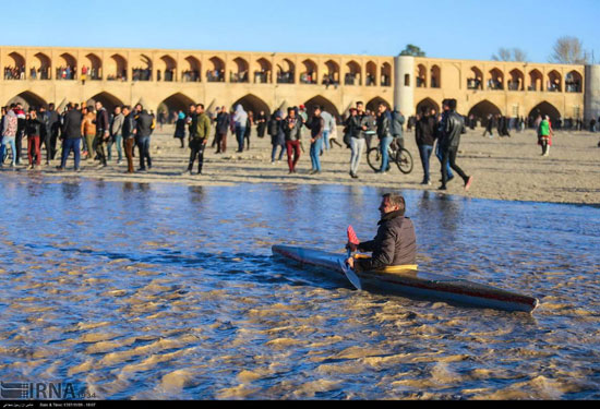 بازگشایی آب به رودخانه زاینده رود در اصفهان