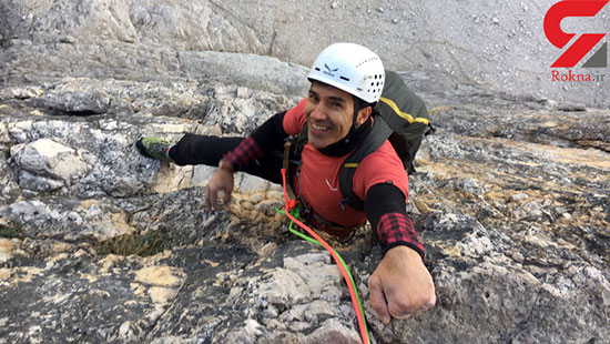 صعود صخره نورد معلول ایرانی از رشته کوه آلپ
