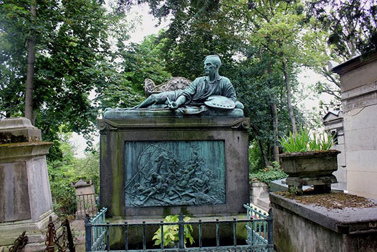 بزرگان دفن شده در قبرستان پرلاشز فرانسه